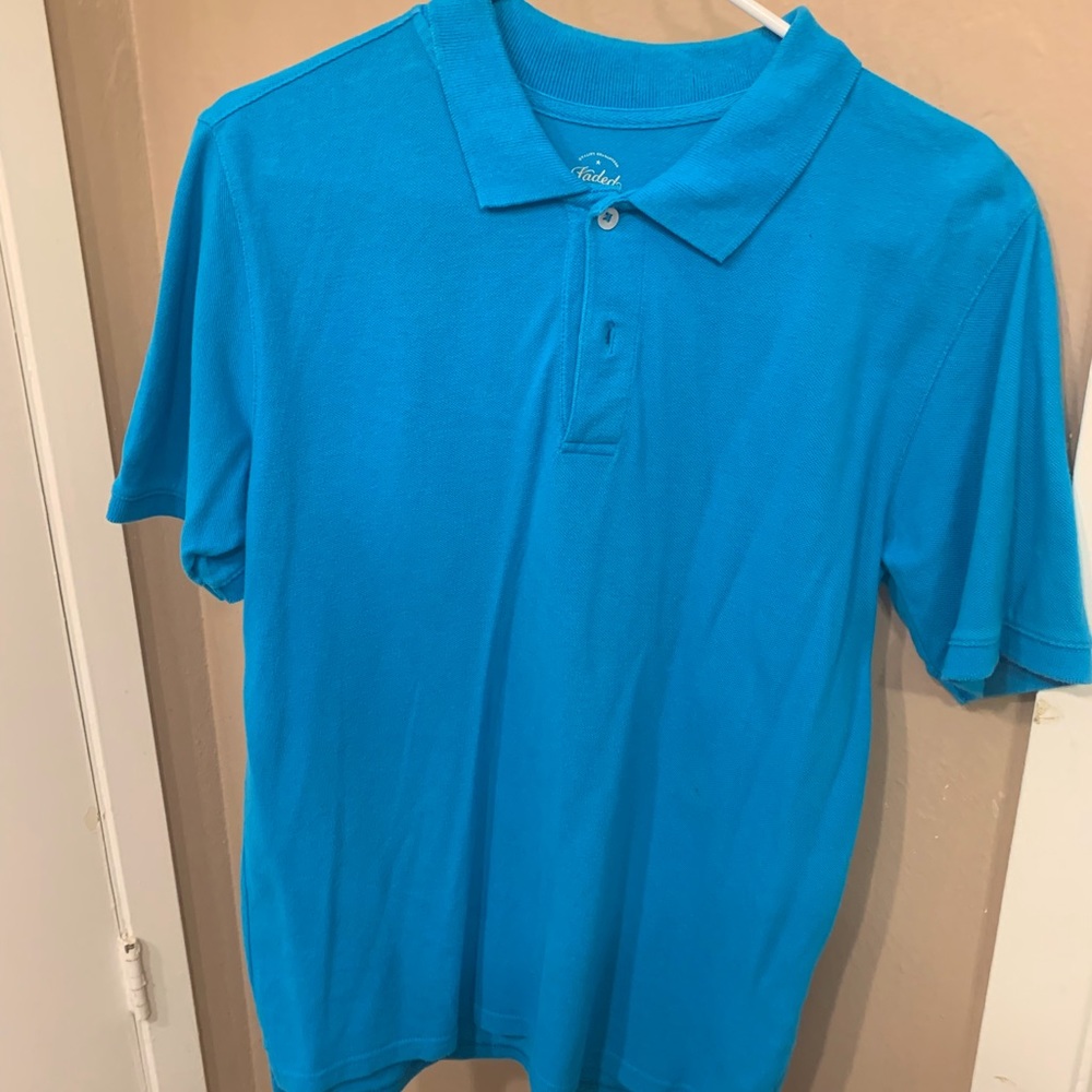Boys Blue collar shirt